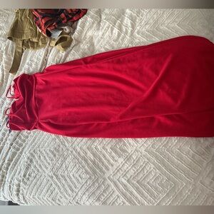 Elegant Red Maxi Dress